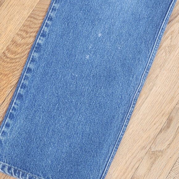Calvin Klein Womens Jeans Size 15 Straight Leg Blue Denim High Rise Vintage 90s - Picture 6 of 9